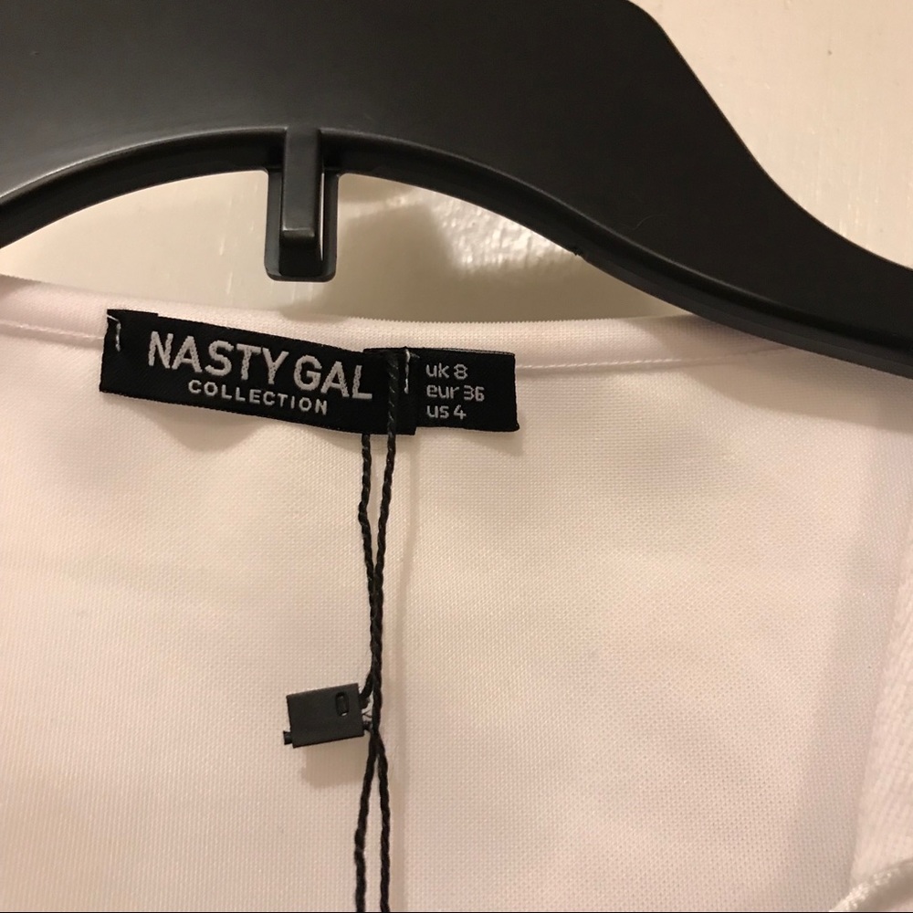 Nasty gal ‘bad reputation’ dress in white - Picture 8 of 8